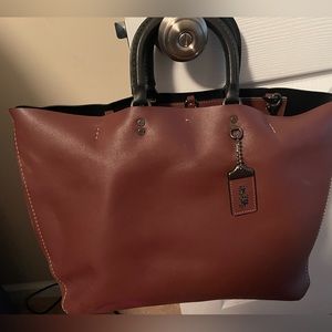 Coach purse used authentic minor blemishes leather tote